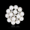 Alloy Korea Flowers brooch  AA078A White k NHDR2407AA078A White kpicture20